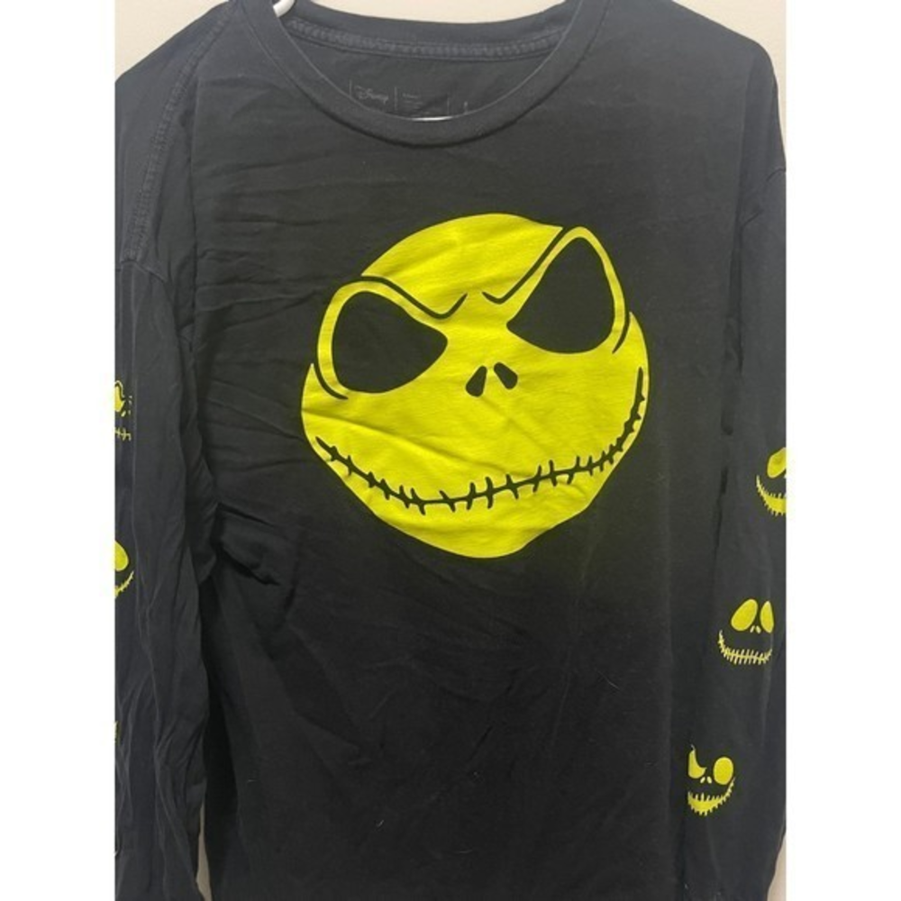 Disney The Nightmare Before Christmas Jack Skellington Neff‎ Long Sleeve Sz L